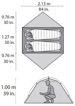 MSR Hubba Hubba NX / 2 Persoons Tent Groen -Home Decor Winkel 10085 hubba hubba nx