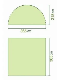 Coleman Event Shelter L Partytent Groen -Home Decor Winkel 11262 event shelter 365 x 365