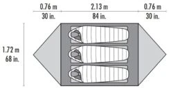 MSR Mutha Hubba NX / 3 Persoons Tent Groen -Home Decor Winkel 34238 msr mutha hubba nx 3 persoons tent green