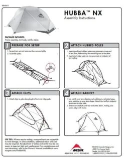 MSR Hubba NX / 1 Persoons Tent - Groen -Home Decor Winkel 34261 msr hubba nx 1 persoons tent