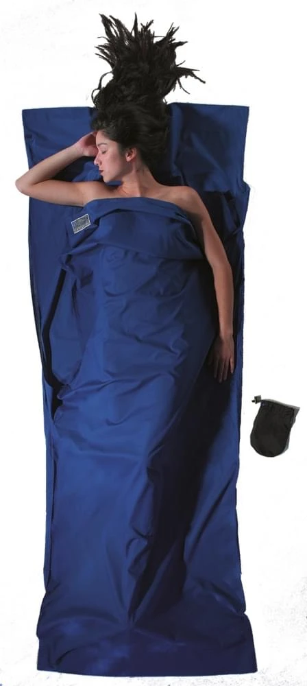 Cocoon Travelsheet Katoen Lakenzak Blauw 2 Cocoon Travelsheet Katoen Lakenzak Blauw - Afbeelding 2