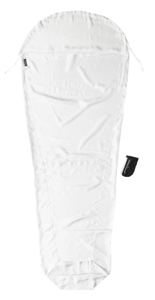 Cocoon Mummy Liner Zijde Lakenzak Wit 1 Cocoon Mummy Liner Zijde Lakenzak Wit