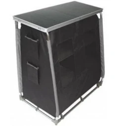 Defa Grey Line Schuine Campingkast Grijs -Home Decor Winkel 69358 defa grey line schuine campingkast