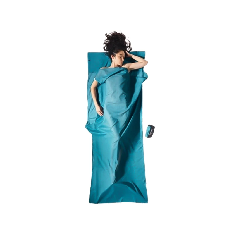 Cocoon Travelsheet Insectshield Egyptisch Katoen Lakenzak Blauw 1 Cocoon Travelsheet Insectshield Egyptisch Katoen Lakenzak Blauw