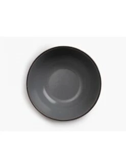 Barebones Geëmailleerde Kom - Set 2 Stuks Donkergrijs -Home Decor Winkel 77392 barebones enamel bowl 2 stkom stone gray