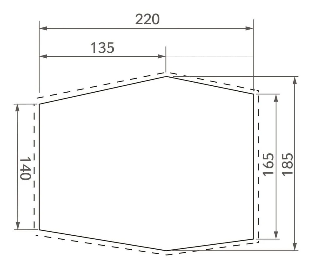 Vaude Lizard Seamless 2P Footprint 2 Vaude Lizard Seamless 2P Footprint - Afbeelding 2
