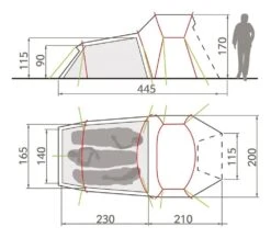 Vaude Chapel L XT 3P / 3 Persoons Tent Groen 9 Vaude Chapel L XT 3P / 3 Persoons Tent Groen -Home Decor Winkel 78563 vaude chapel l xt 3p 3 persoons tent