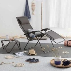 Lafuma RSX Clip Polykatoen Relaxstoel Grijs -Home Decor Winkel 81191 lafuma rsx clip polykatoen relaxstoel