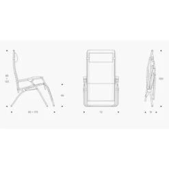 Lafuma RSXA Clip Batyline XL Relaxstoel Zwart -Home Decor Winkel 81291 lafuma rsxa clip batyline xl relaxstoel