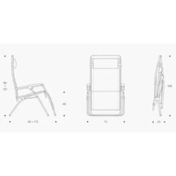 Lafuma RSX Clip Air Comfort XL Relaxstoel Bruin -Home Decor Winkel 81296 lafuma rsx clip air comfort xl relaxstoel