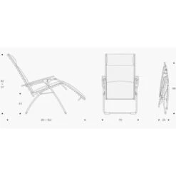 Lafuma Evolution Air Comfort Relaxstoel Donkergrijs -Home Decor Winkel 81306 lafuma evolution air comfort relaxstoel