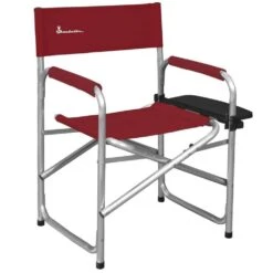 Isabella Regisseursstoel Met Zijtafel Rood