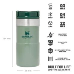 Stanley The NeverLeak Travel Mug 0,25 L Groen -Home Decor Winkel 82021 stanley the neverleak travel mug 025 l