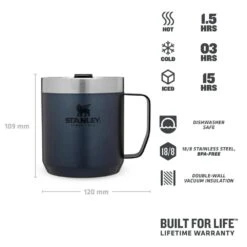 Stanley The Legendary Camp Mug Blauw -Home Decor Winkel 83193 stanley the legendary camp mug