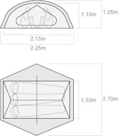 Exped Lyra III / 3 Persoons Tent -Home Decor Winkel 84133 exped lyra iii 3 persoons tent