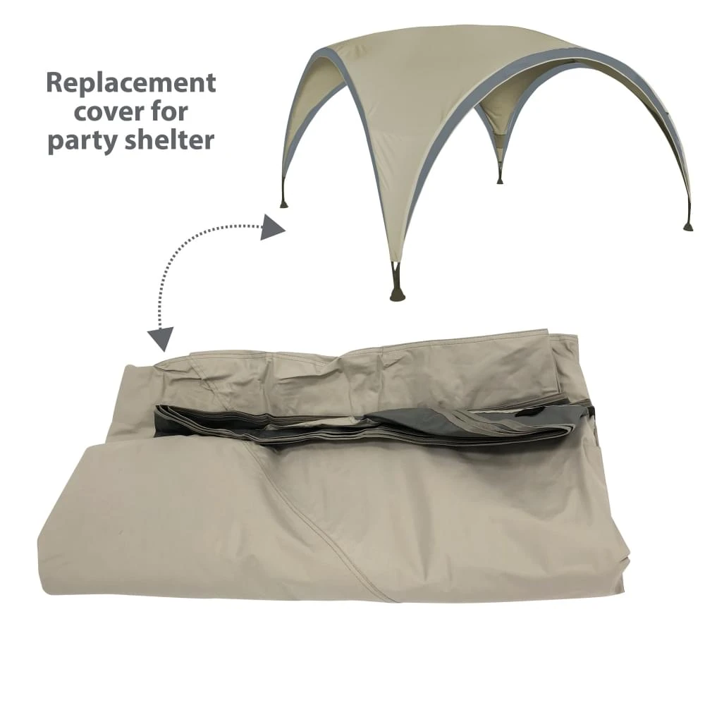 Bo-Camp Doek Party Shelter Large 1 Bo-Camp Doek Party Shelter Large