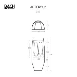 Bach Apteryx 2 / 2 Persoons Tent Donkergroen -Home Decor Winkel 96073 bach apteryx 2 2 persoons tent