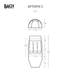 Bach Apteryx 3 / 3 Persoons Tent Donkergroen 9 Bach Apteryx 3 / 3 Persoons Tent Donkergroen -Home Decor Winkel 96092 bach apteryx 3 3 persoons tent