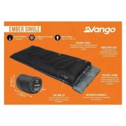 Vango Ember Single Deken Slaapzak Synthetisch Zwart 8 Vango Ember Single Deken Slaapzak Synthetisch Zwart -Home Decor Winkel 96980 vango ember single deken slaapzak