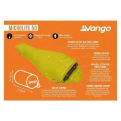 Vango Microlite 50 Mummy Slaapzak Synthetisch Geel 7 Vango Microlite 50 Mummy Slaapzak Synthetisch Geel -Home Decor Winkel 97004 vango microlite 50 mummy slaapzak