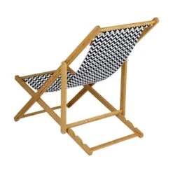 Bo-Camp Soho Bamboe Strandstoel Zwart -Home Decor Winkel 97878 bo camp urban outdoor soho bamboe strandstoel