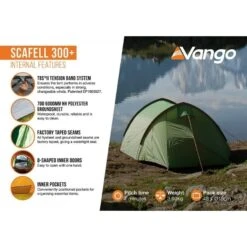 Vango Scafell 300 Plus / 3 Persoons Tunneltent 9 Vango Scafell 300 Plus / 3 Persoons Tunneltent -Home Decor Winkel 98625 vango scafell 300 plus