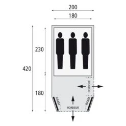 Bardani Airwolf 200 TC / 2 Persoons Opblaastent Beige 13 Bardani Airwolf 200 TC / 2 Persoons Opblaastent Beige -Home Decor Winkel 98696 bardani airwolf 200 tc 2 persoons opblaastent